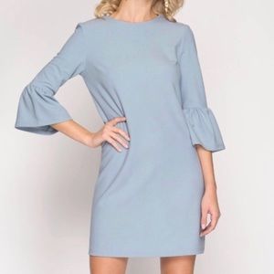 Bell sleeved dress